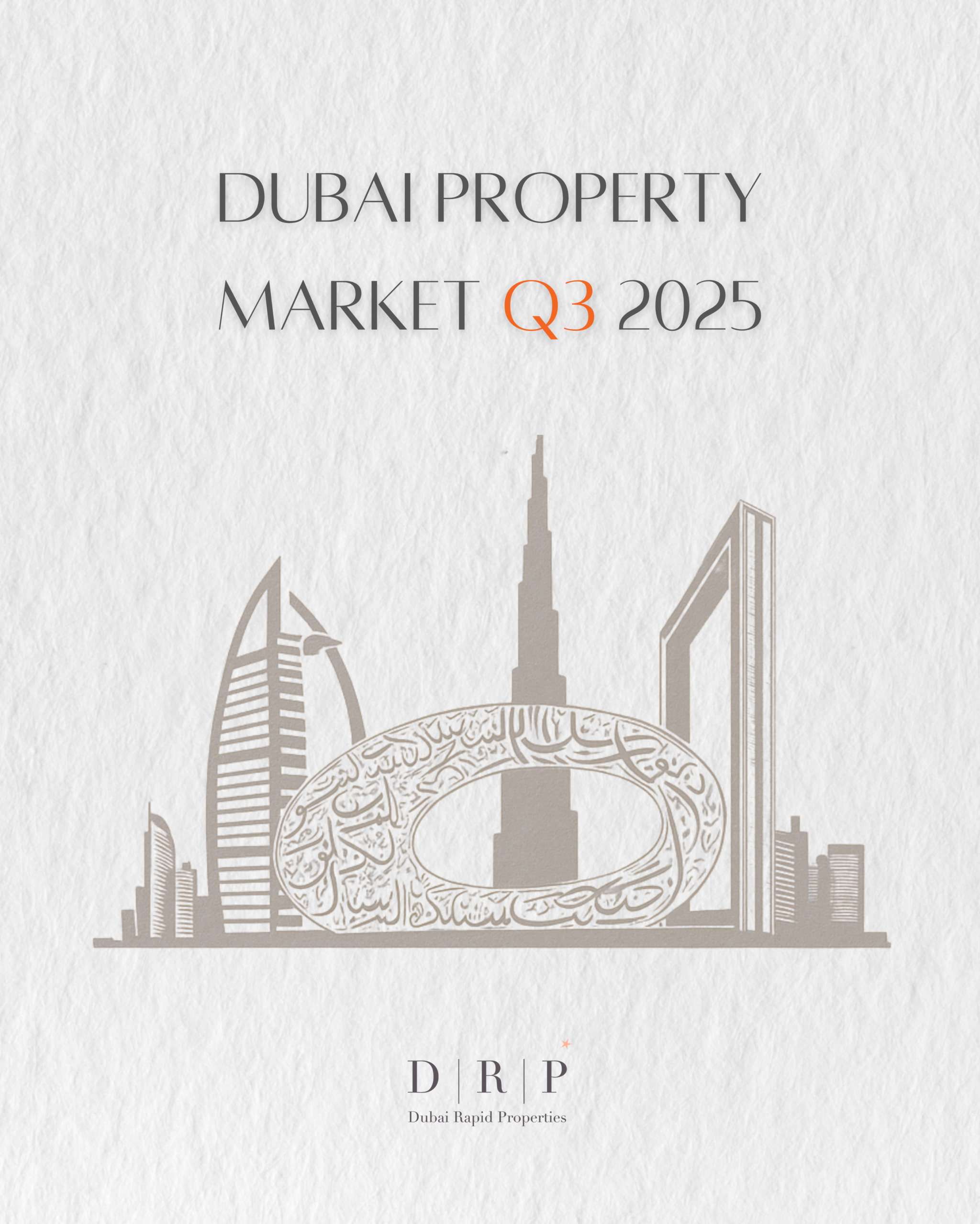 Dubai Rapid Properties Q3 2025 market report Instagram post