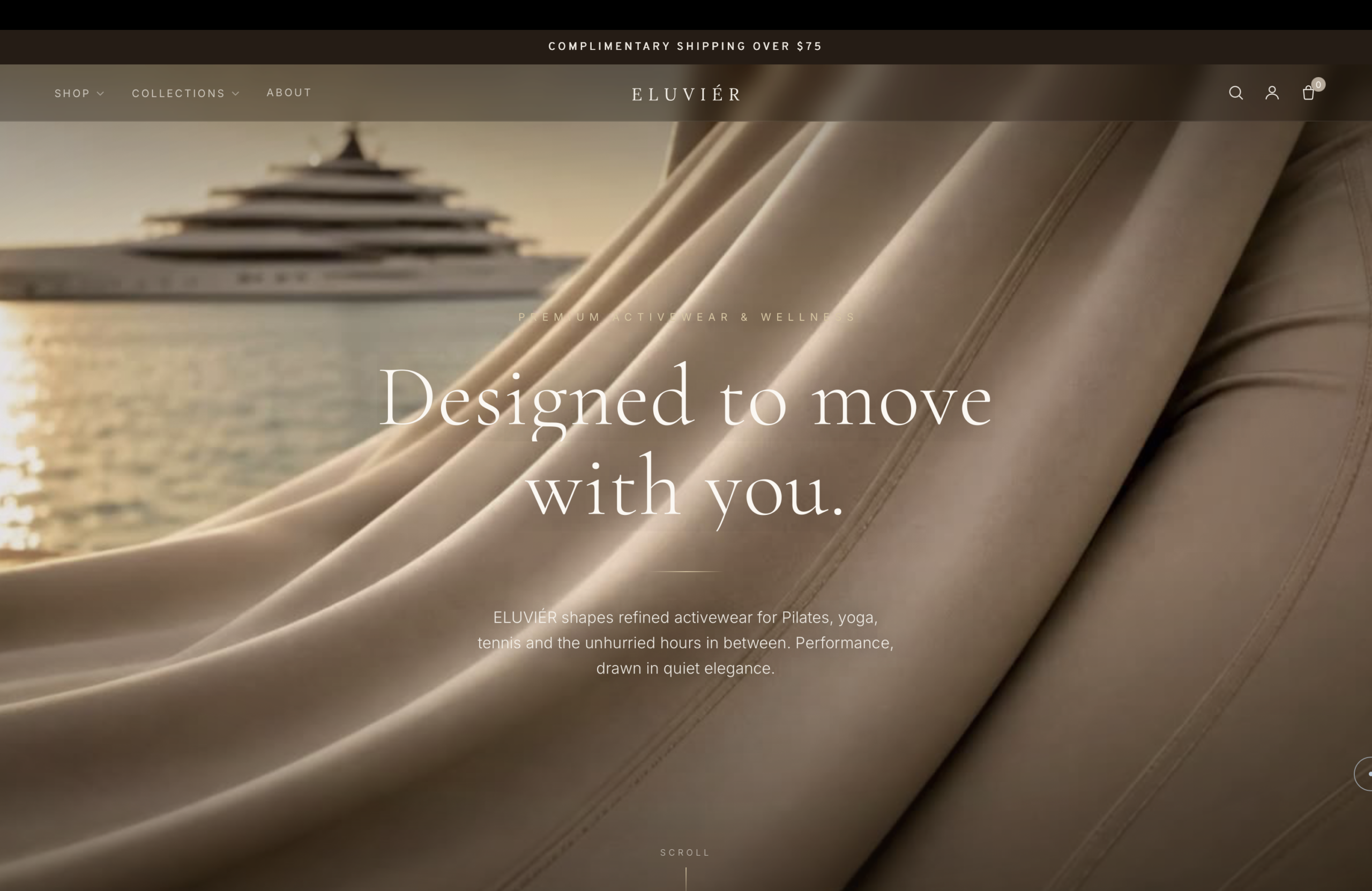 The Eluvi&eacute;r website